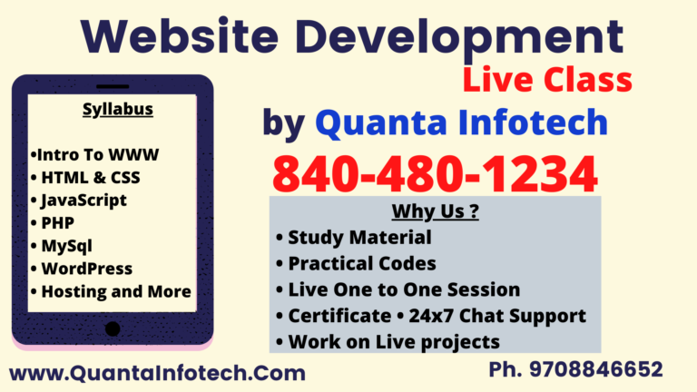 Website Dev_Quanta Infotech