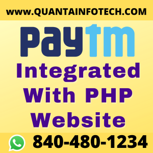 Paytm Payment Gateway Integration with PHP Website